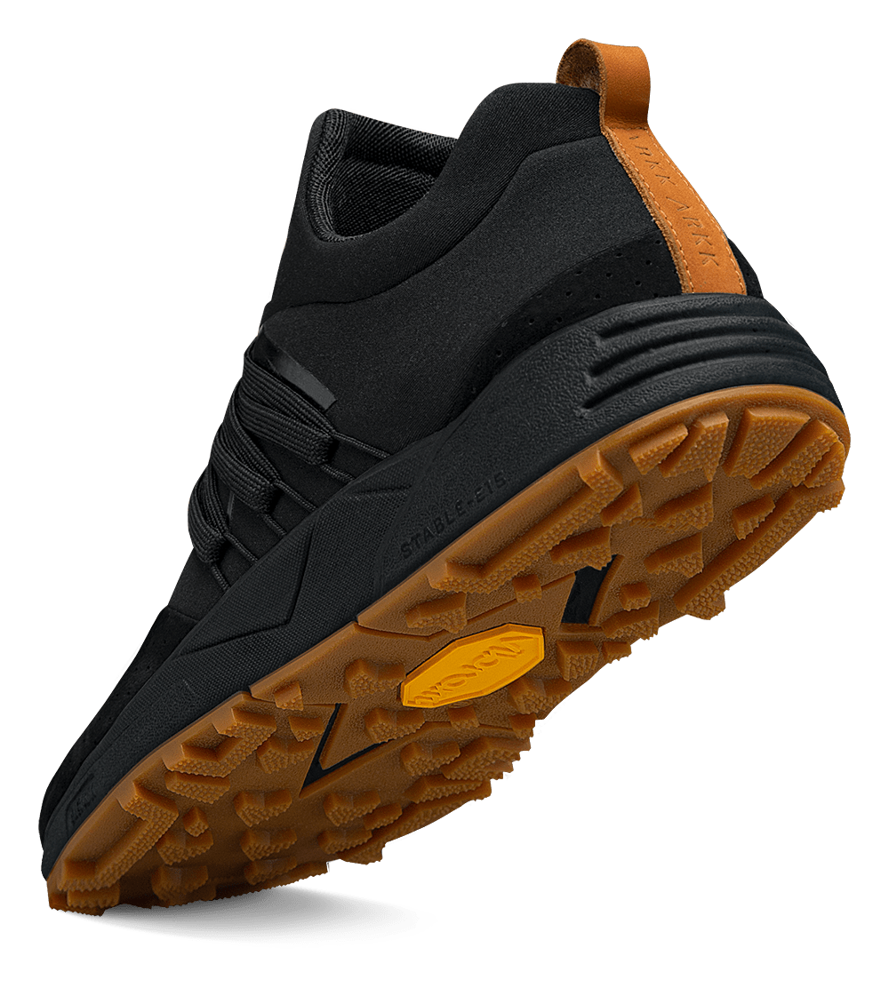 ARKK Collection Raven Nubuck S-E15 Vibram | Black Brown Gum | Women Raven